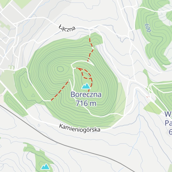 Map of Boreczna