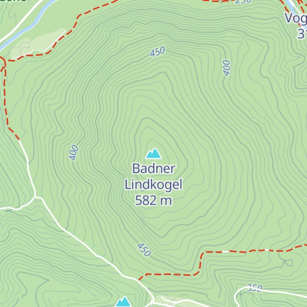 Map of Badner Lindkogel