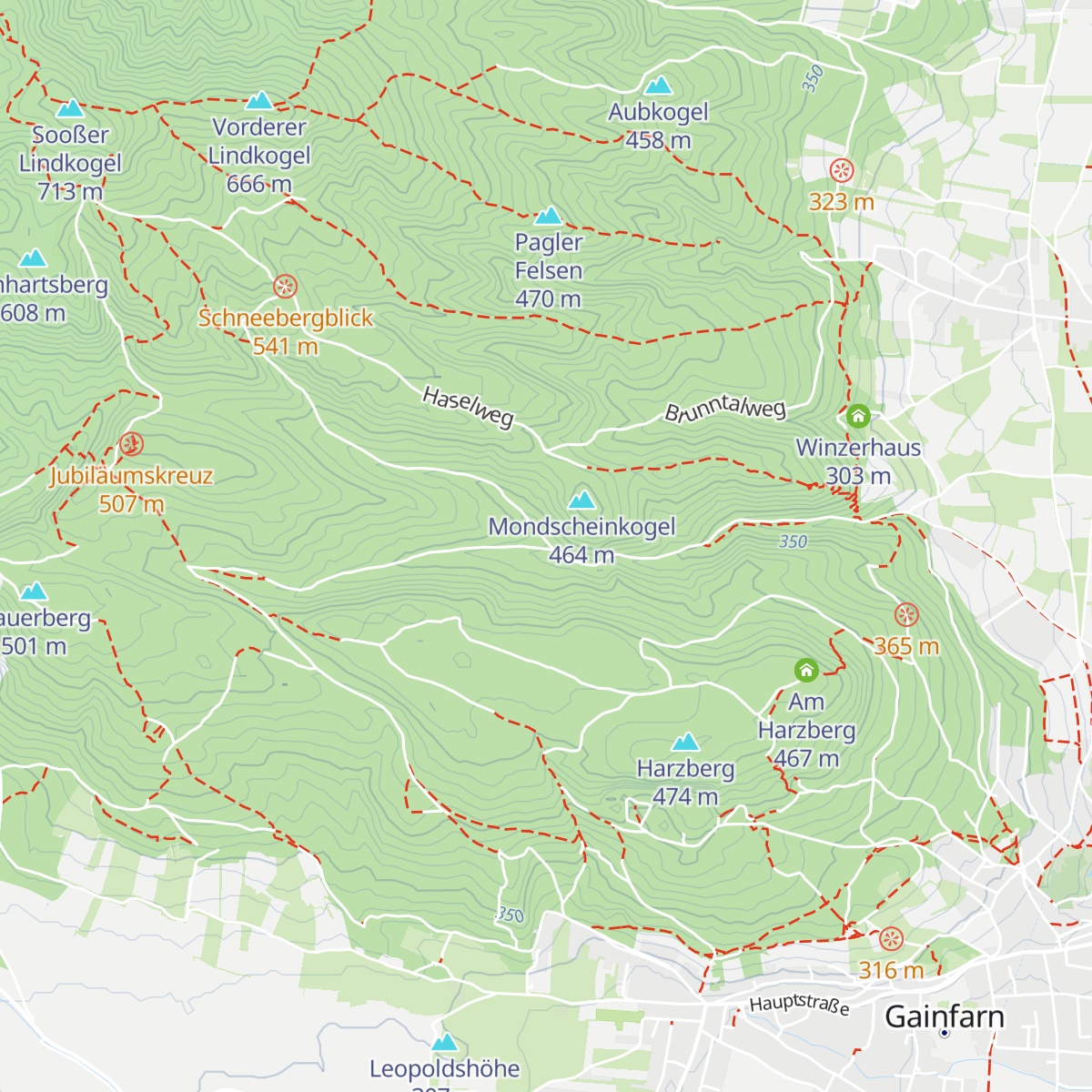 Pecherhütte map