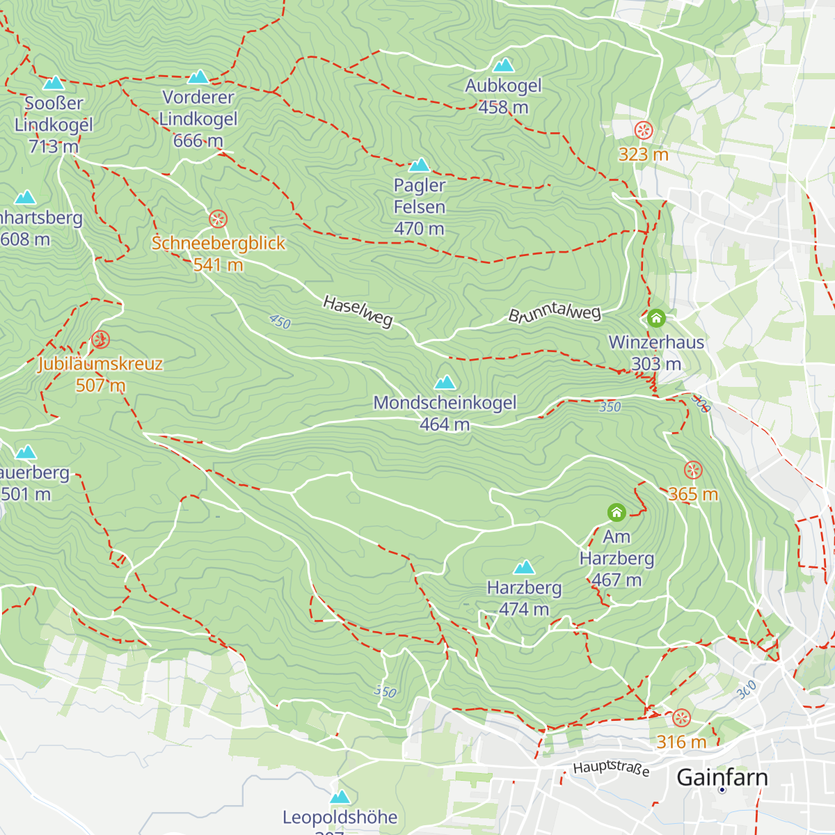 Pecherhütte map