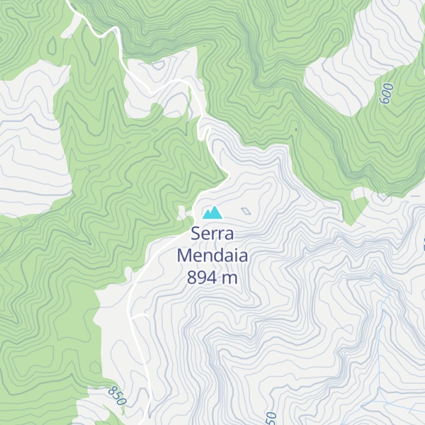 Map of Serra Mendaia