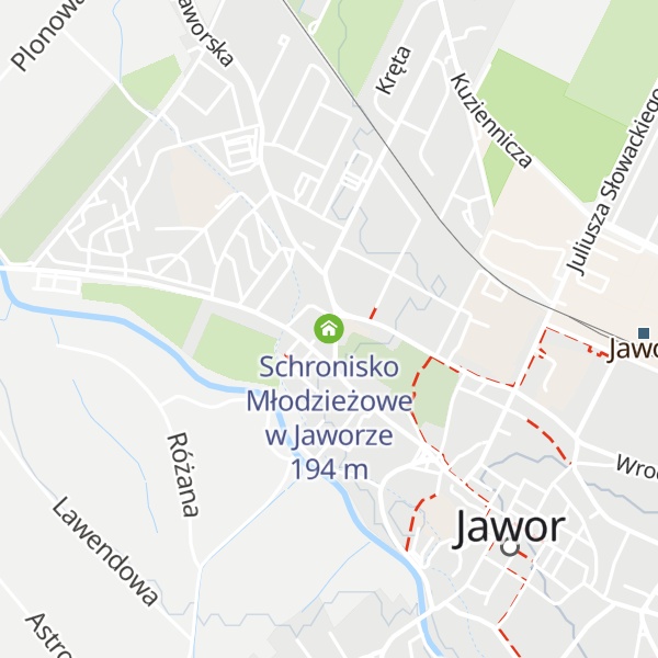 Map of Schronisko Młodzieżowe w Jaworze