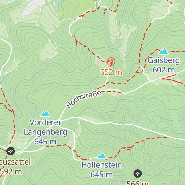Map of Unterstandshütte Huberram