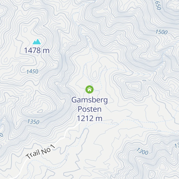 Map of Gamsberg Posten