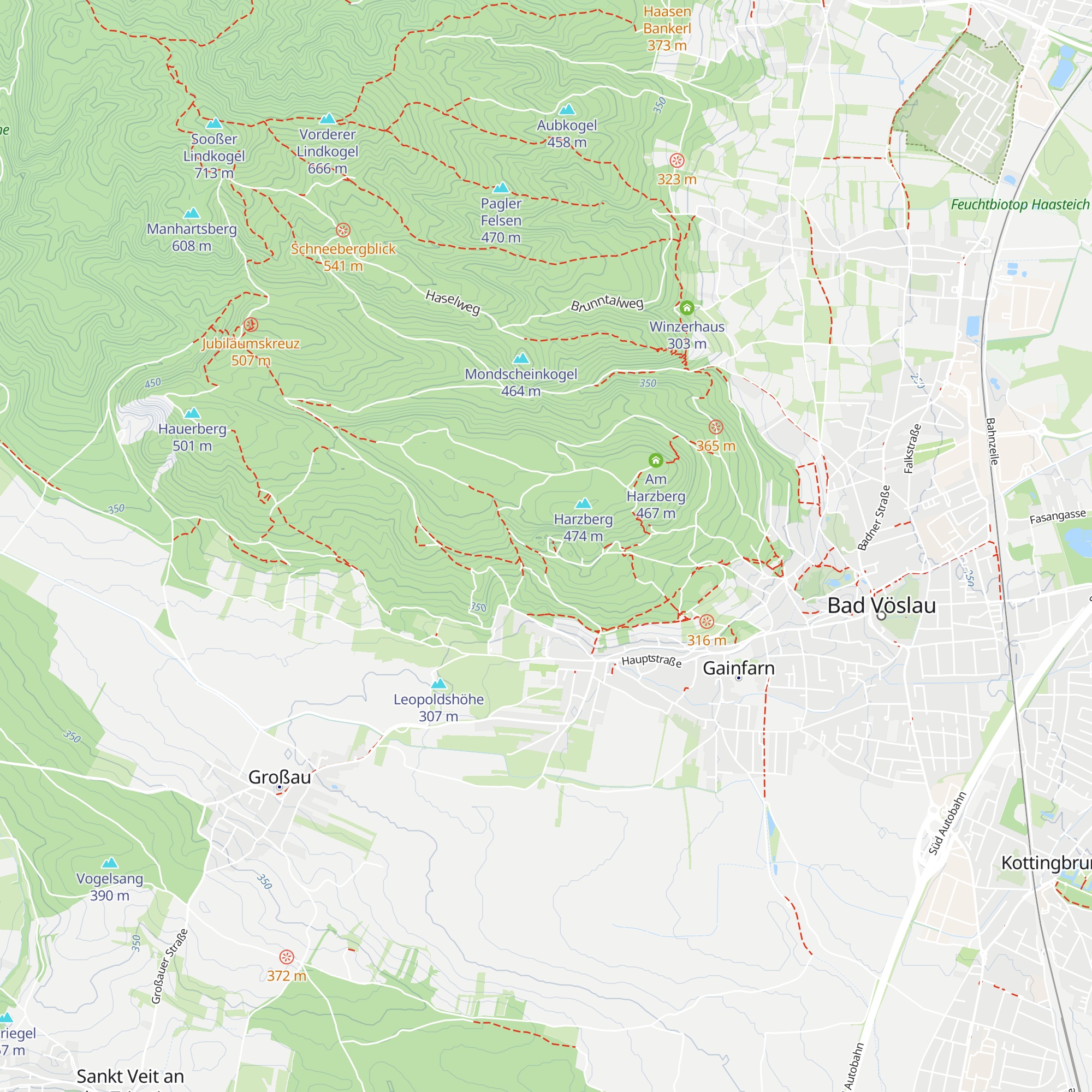 Atemschutzzentrum Bezirk Baden map