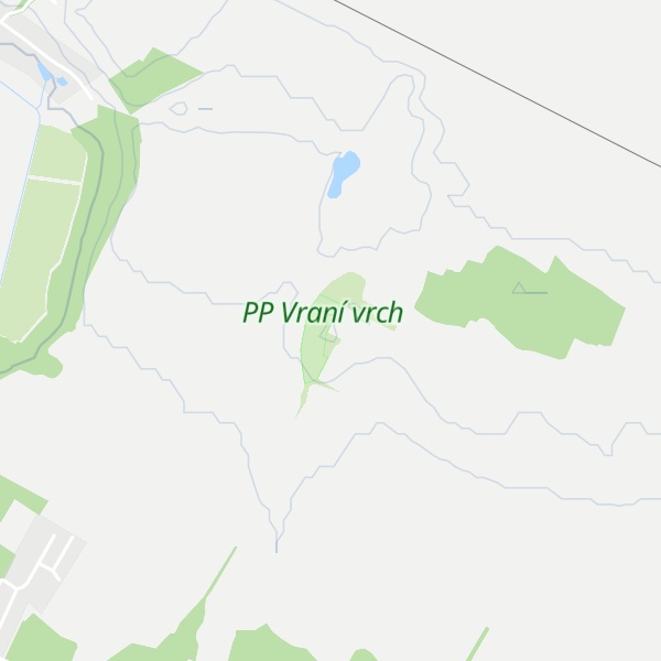 Map of Vraní vrch [Krhovice]