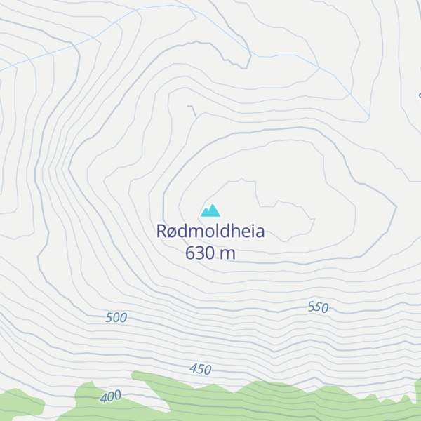 Map of Rødmoldheia