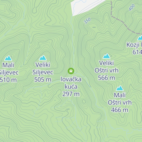 Map of lovačka kuća