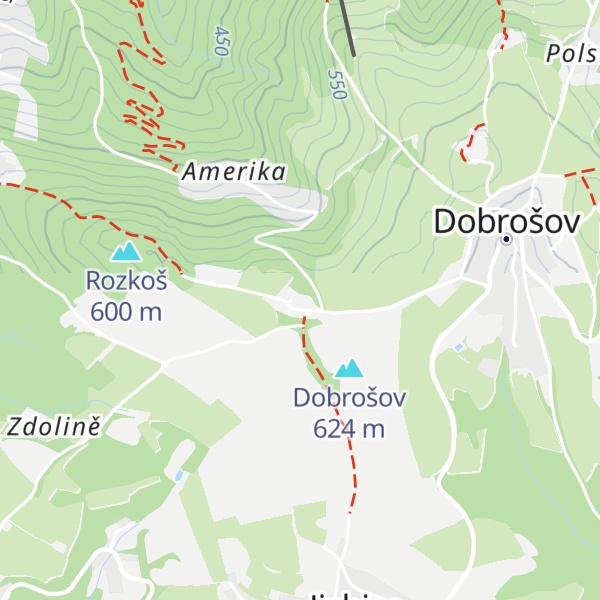 Map of Jiráskova chata