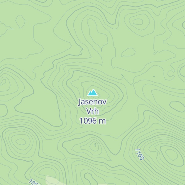 Map of Jasenov Vrh