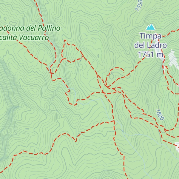 Map of Rifugio forestale (rudere)
