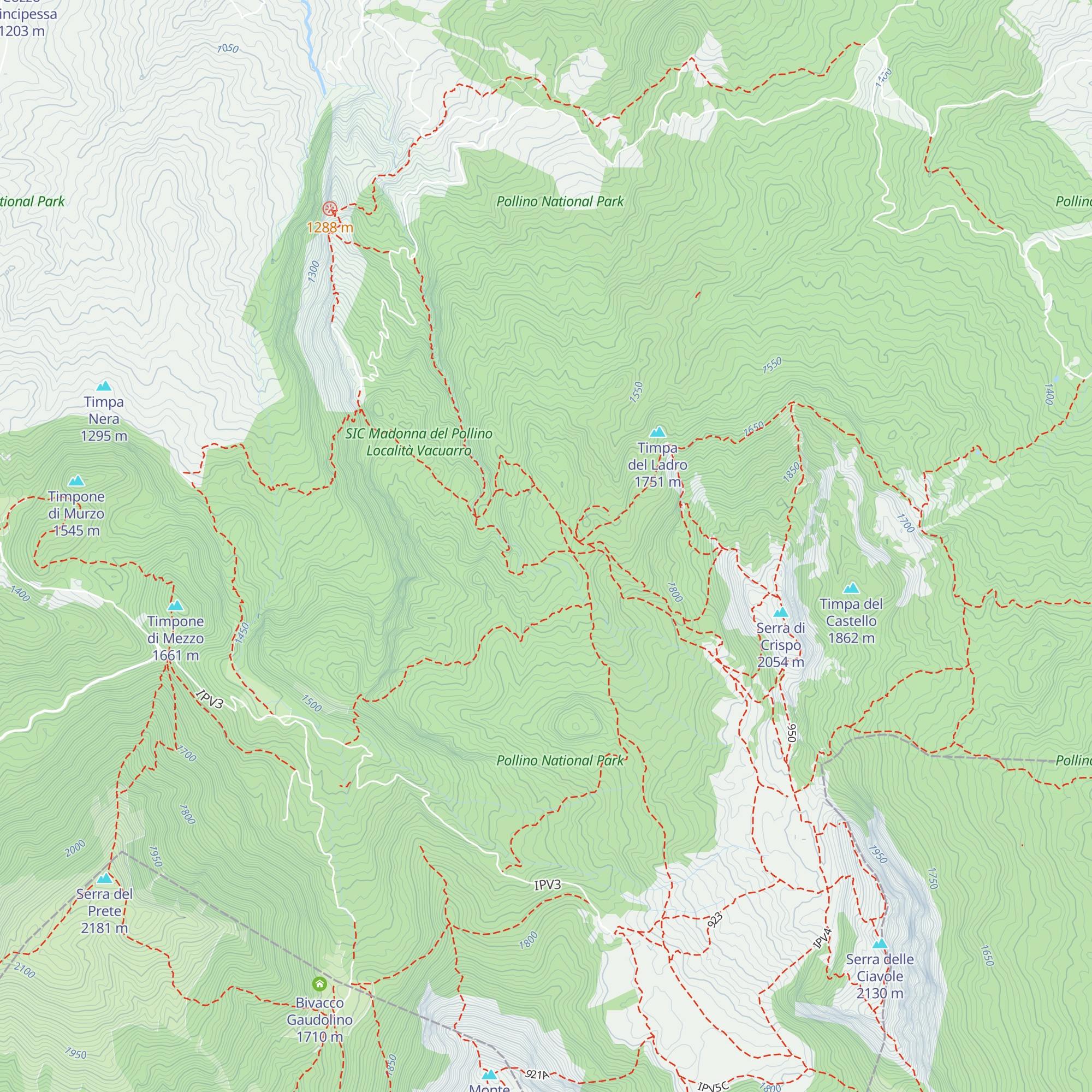 Rifugio forestale (rudere) map
