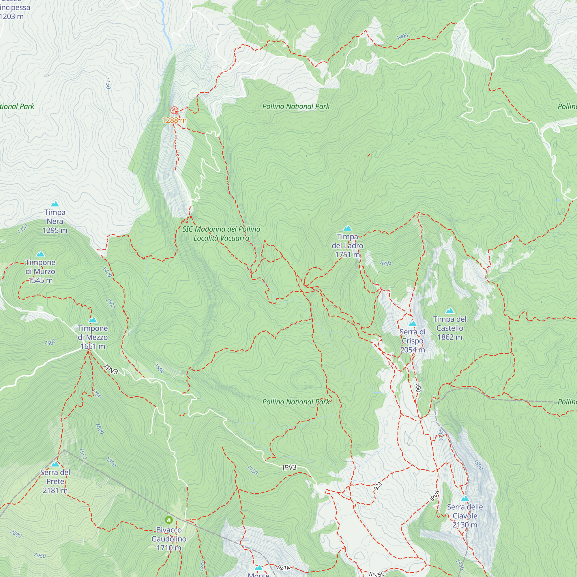 Rifugio forestale (rudere) map