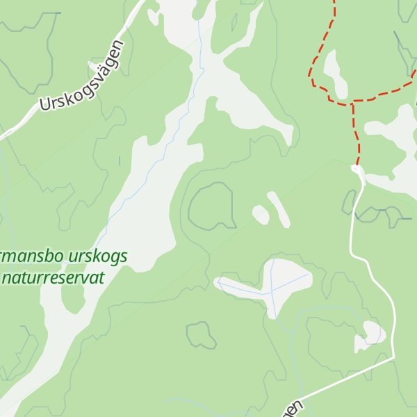 Map of Fågelmossberget