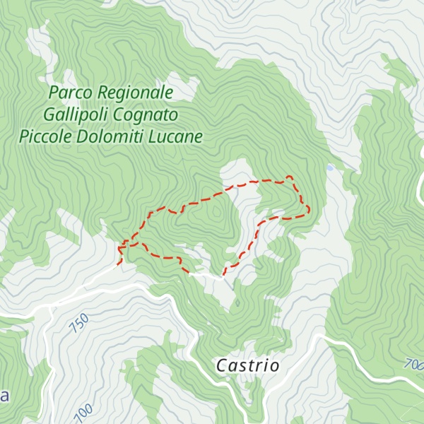 Map of Monte Cortaglia