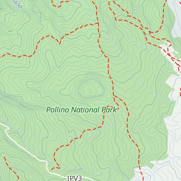 Map of Timpone Cannocchiello