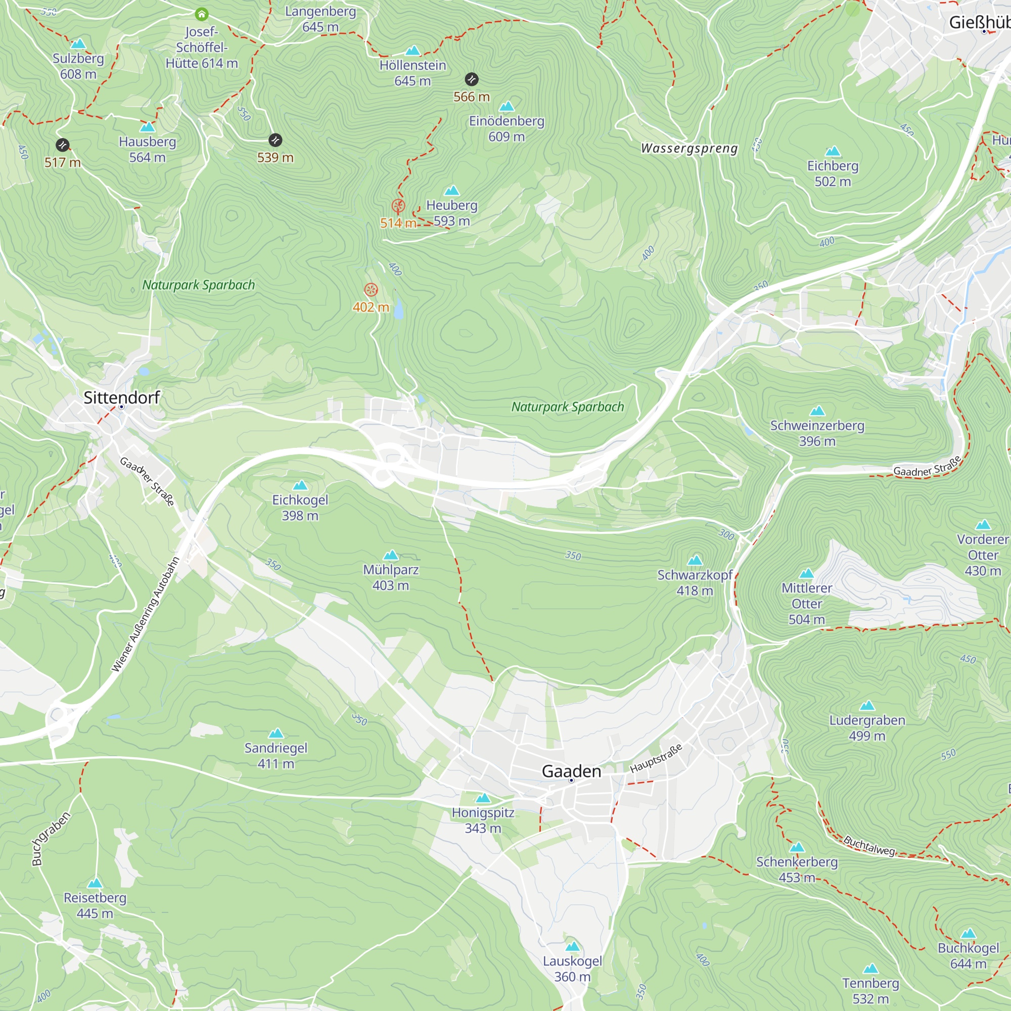 Bauhof Gemeinde Hinterbrühl map