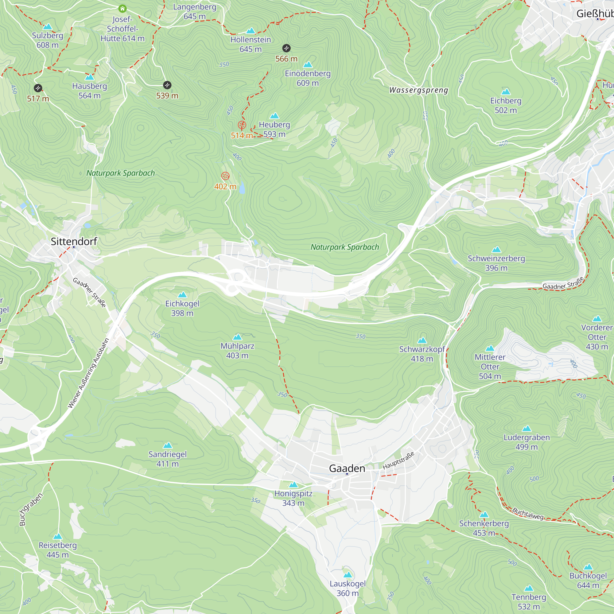 Bauhof Gemeinde Hinterbrühl map