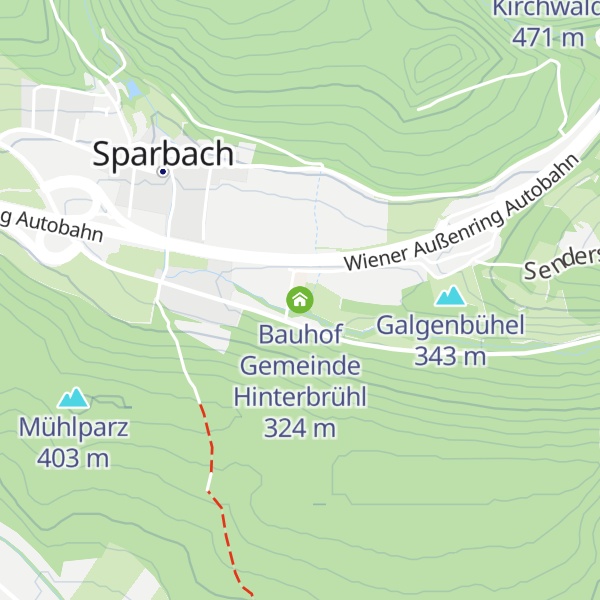 Map of Bauhof Gemeinde Hinterbrühl
