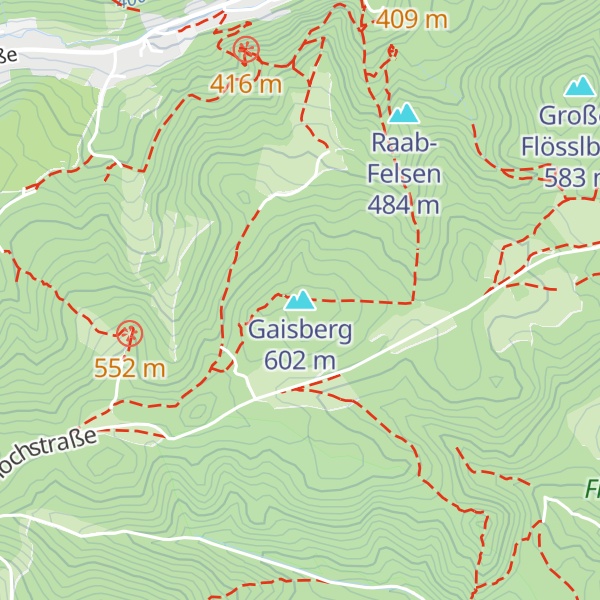 Map of Gaisberg