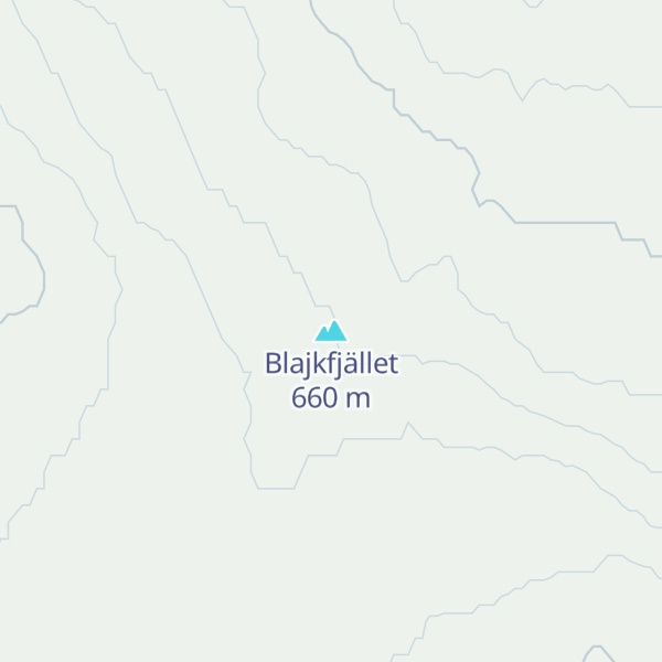 Map of Blajkfjället