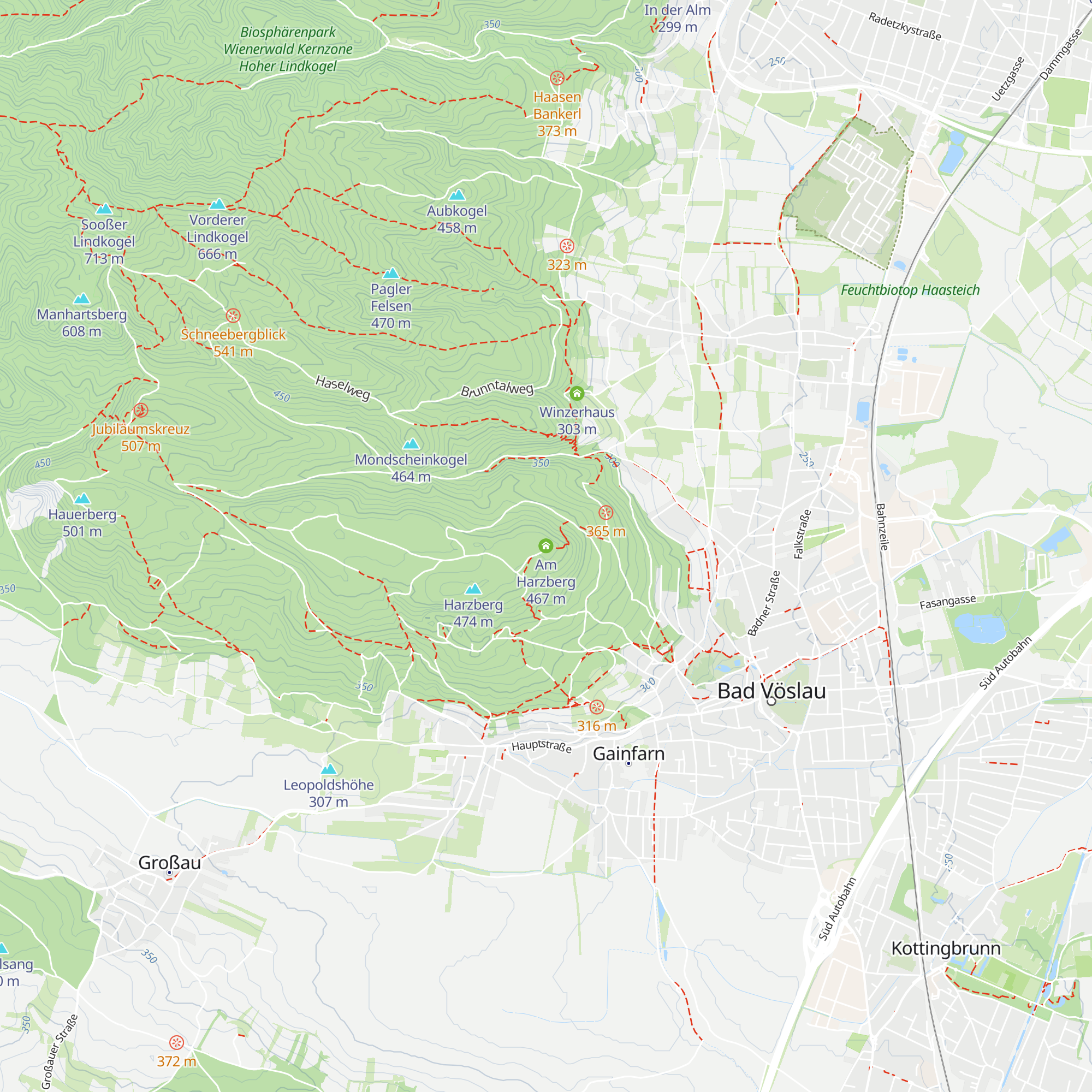Am Harzberg map
