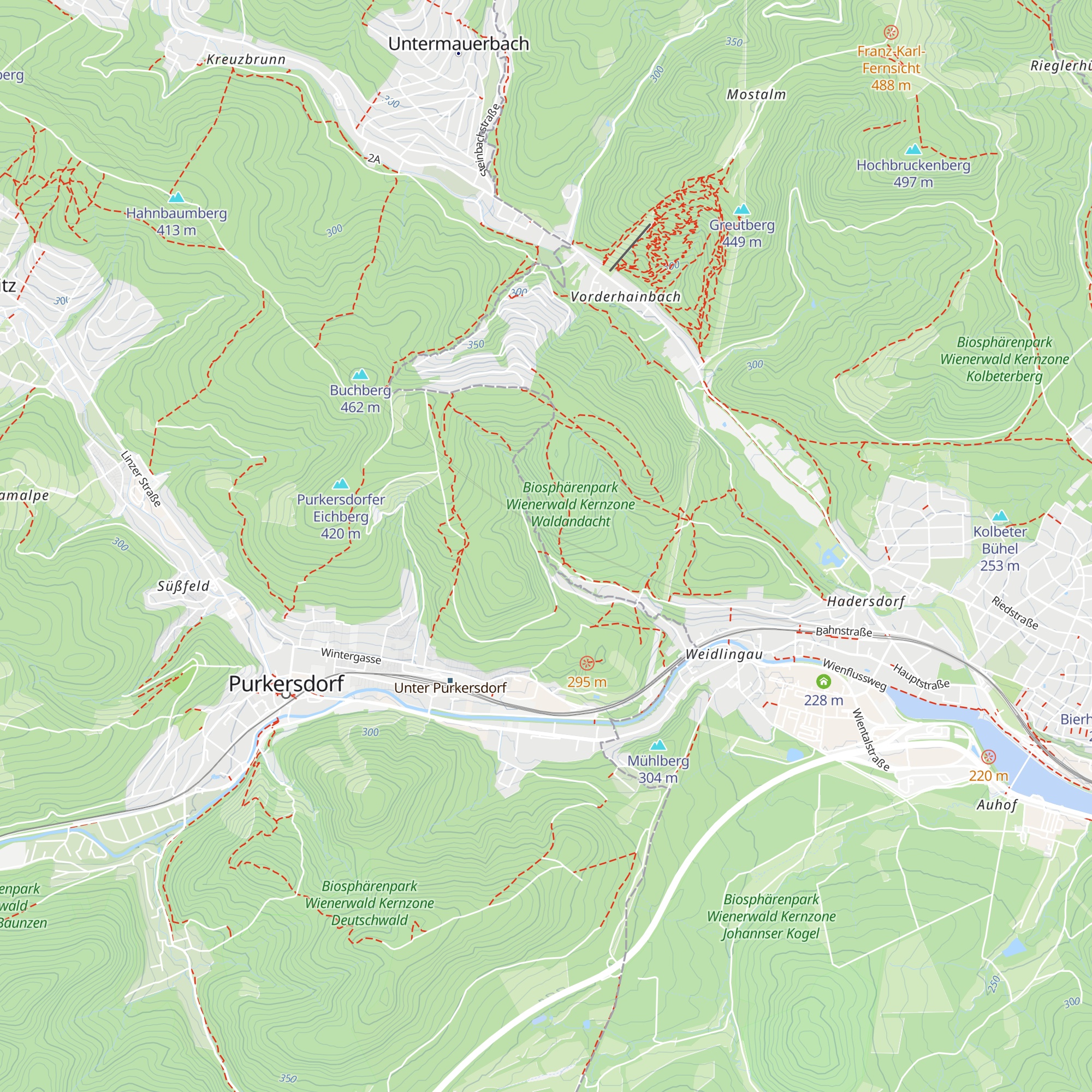 Notausstieg Waldandacht map