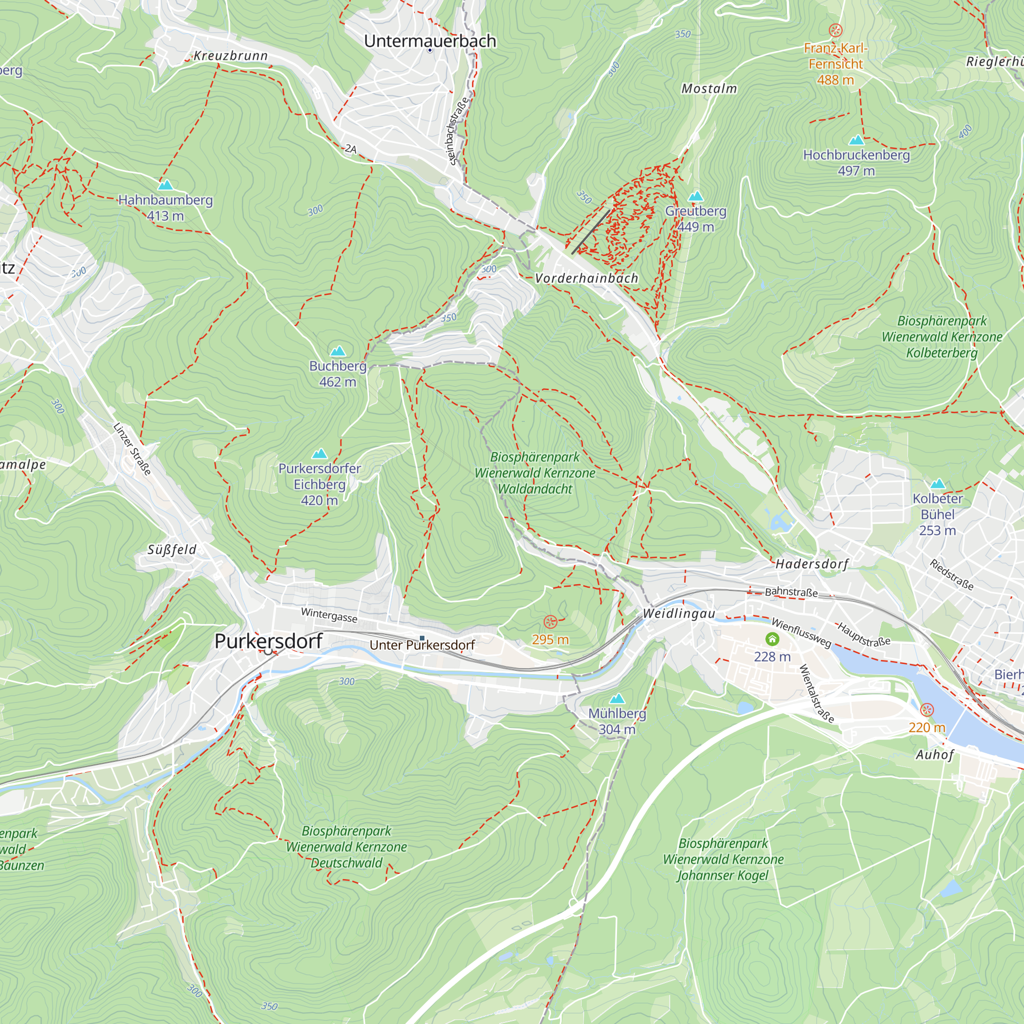 Notausstieg Waldandacht map