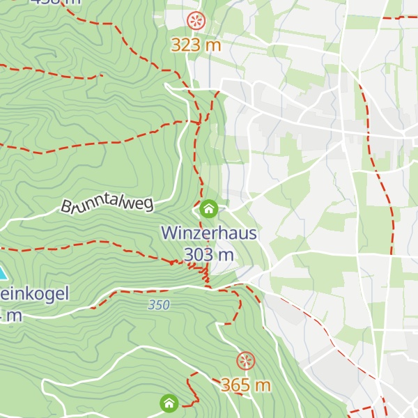 Map of Winzerhaus