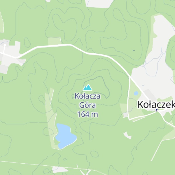 Map of Kołacza Góra