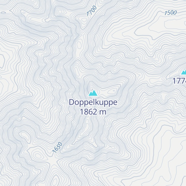 Map of Doppelkuppe