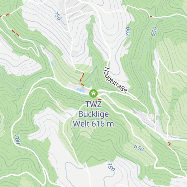 Map of TWZ Bucklige Welt