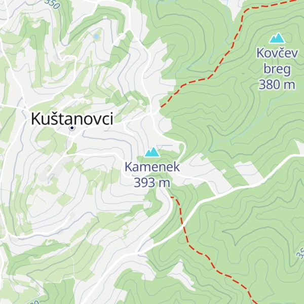 Map of Kamenek