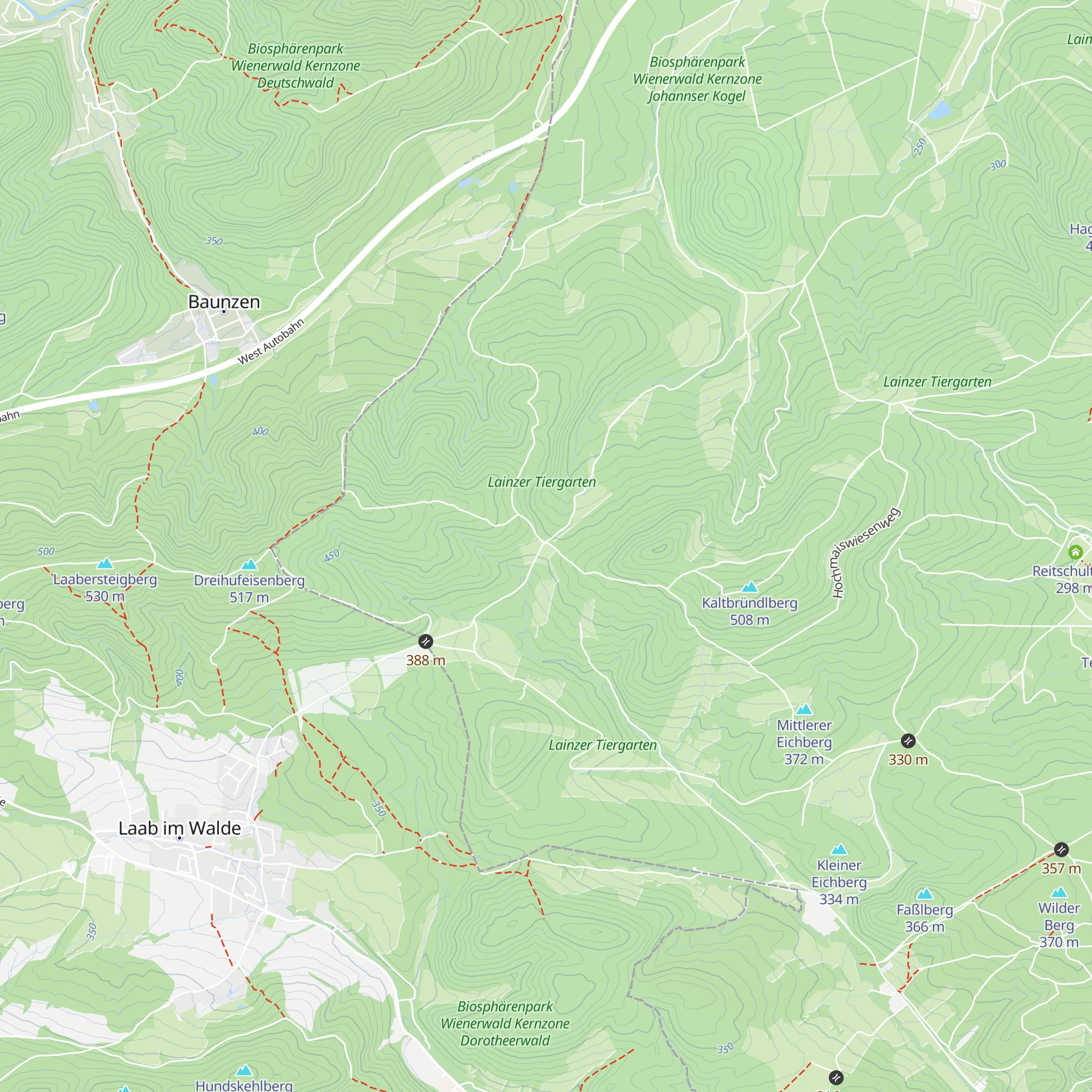 Rasthaus Hirschgstemm map