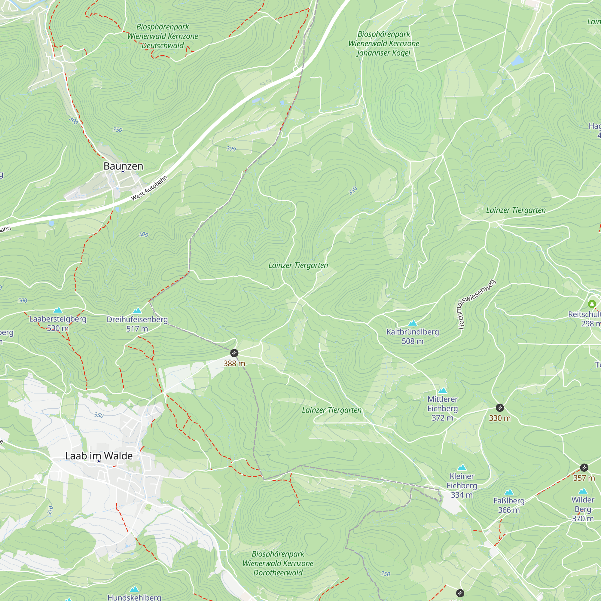 Rasthaus Hirschgstemm map