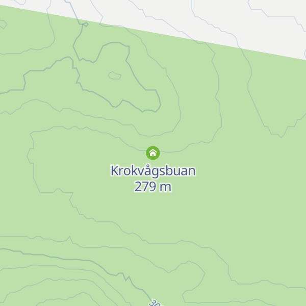 Map of Krokvågsbuan