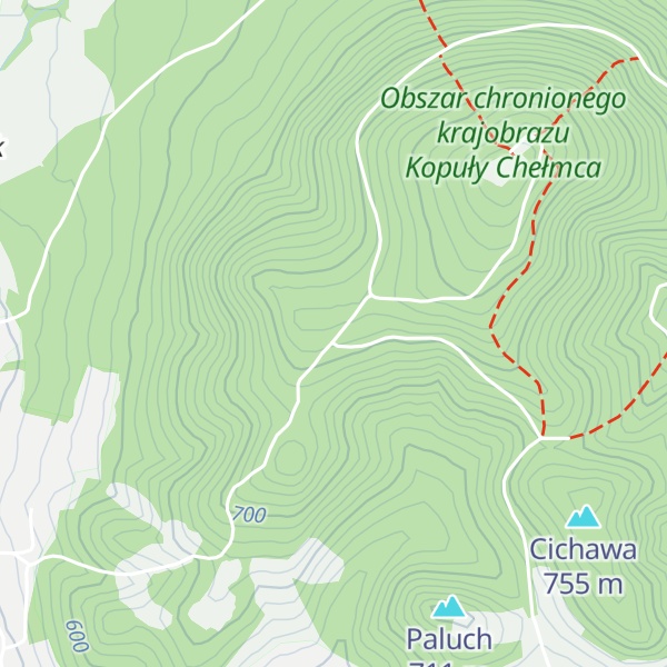 Map of Chełmiec Mały