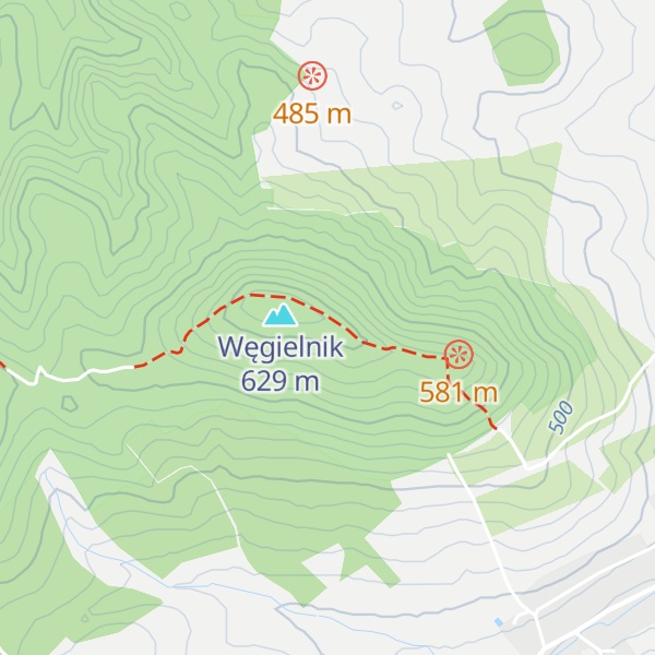 Map of Strumycka Góra