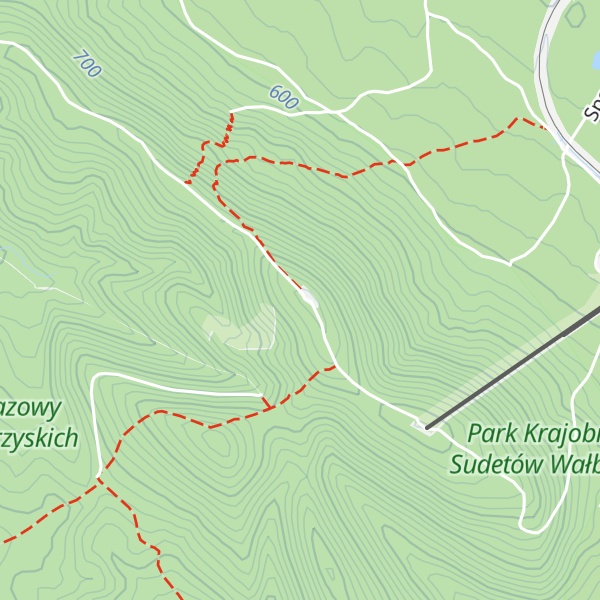 Map of Dzikowiec