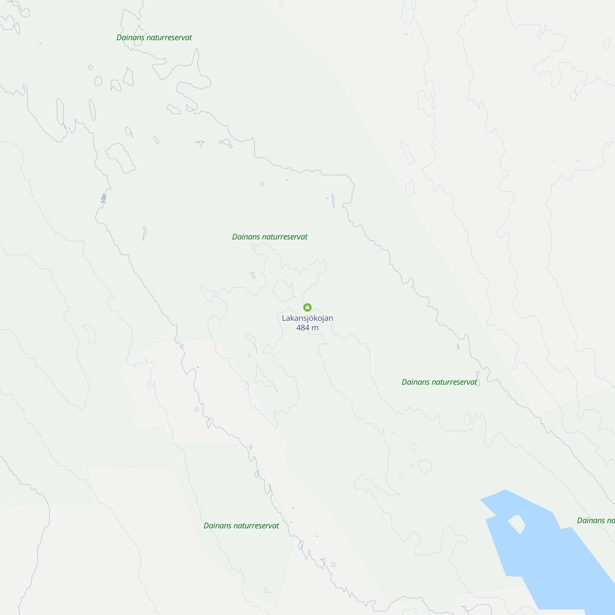Lakansjökojan map