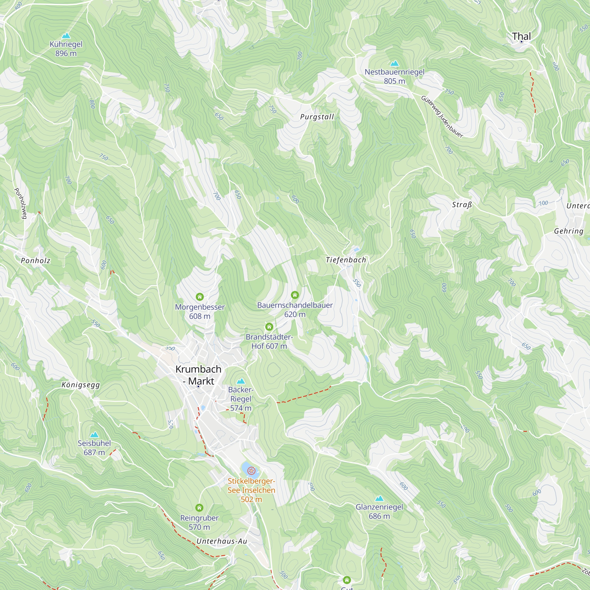 Bauernschandelbauer map