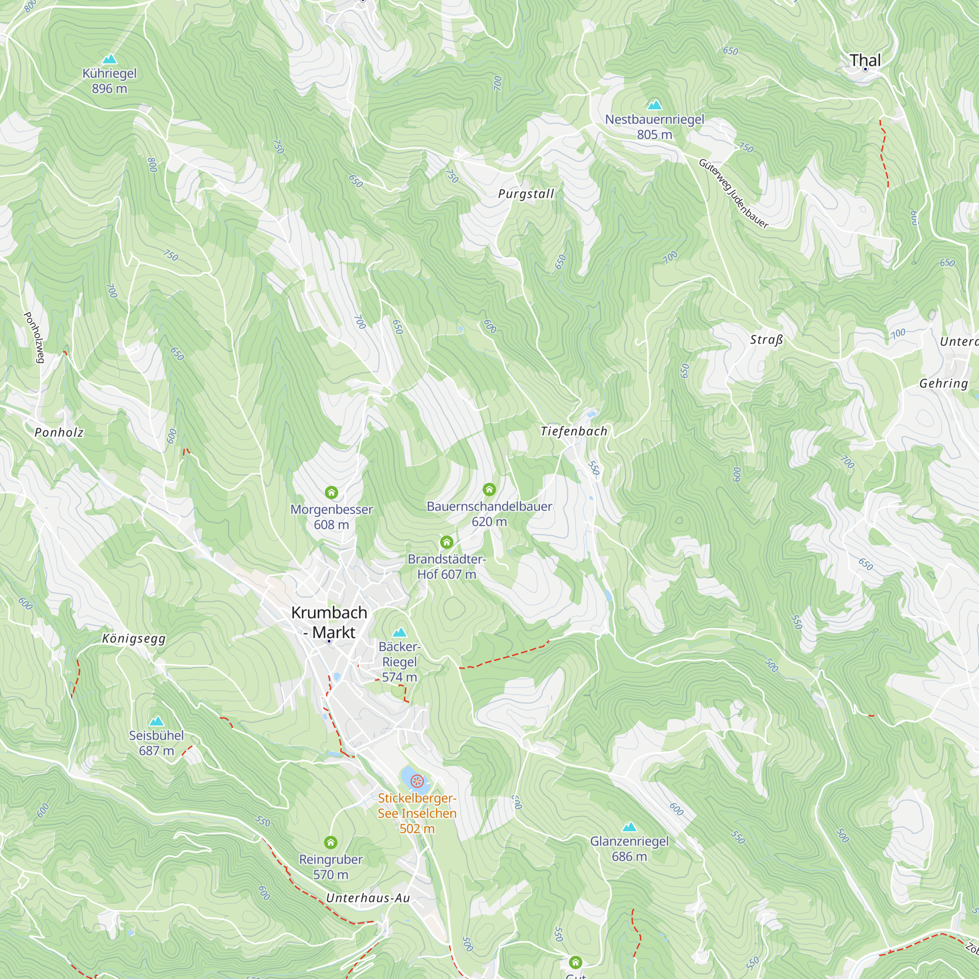 Bauernschandelbauer map