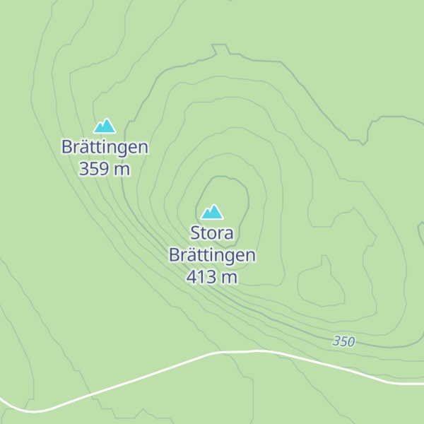 Map of Stora Brättingen