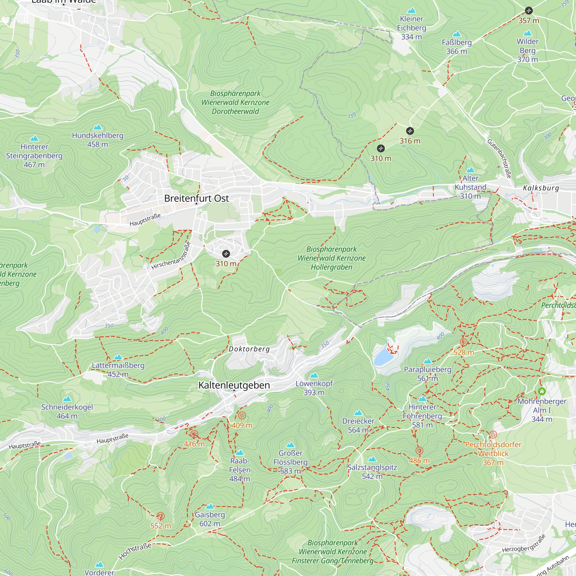 Wiener Hütte map
