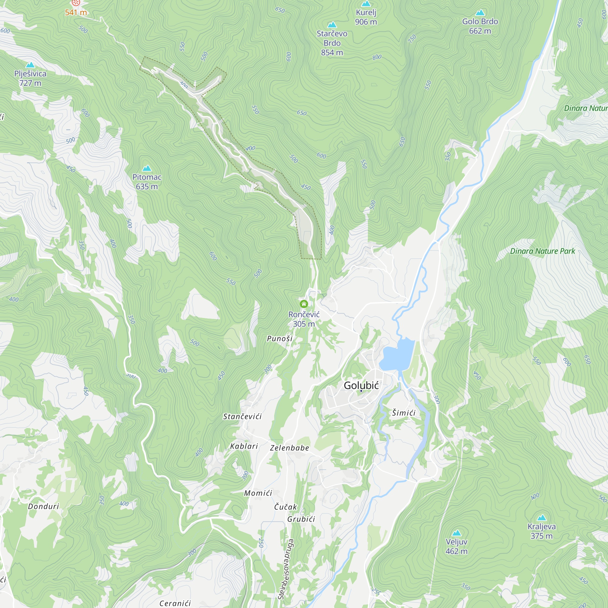 Rončević map