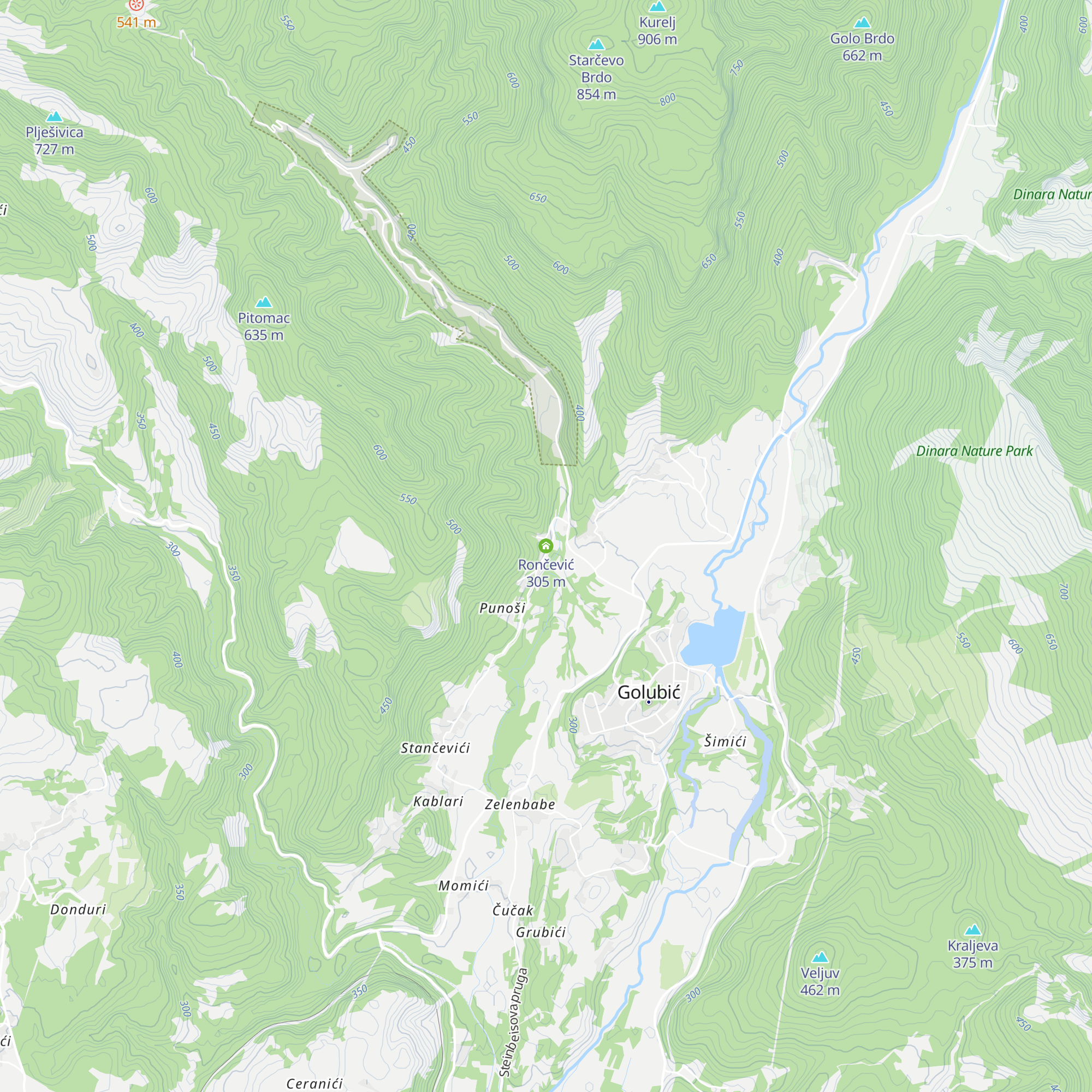 Rončević map