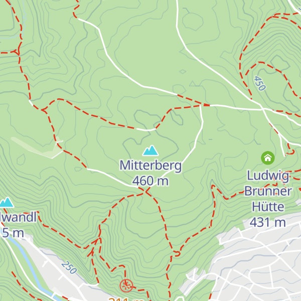 Map of Mitterberg
