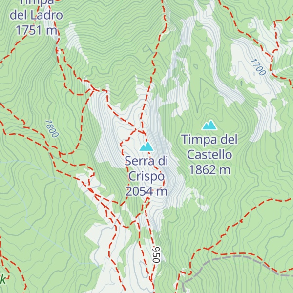 Map of Serra di Crispo