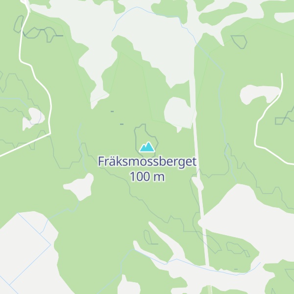 Map of Fräksmossberget