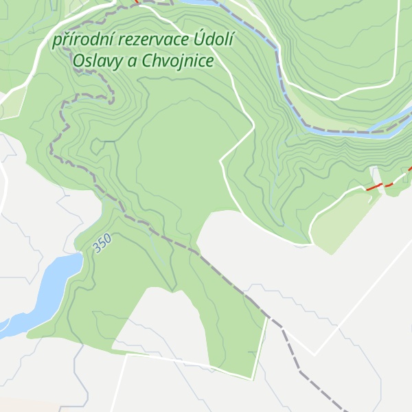 Map of U Skřipiny [Senorady]